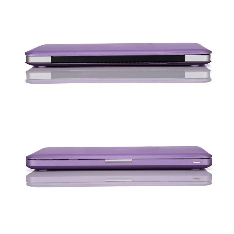 RUBAN Case Compatible with MacBook Pro 15 inch 2011 2010 2009 Release A1286, Plastic Hard Case Shell and Keyboard Cover for Older Version MacBook Pro 15 Inch with CD-ROM - Purple - Image 4